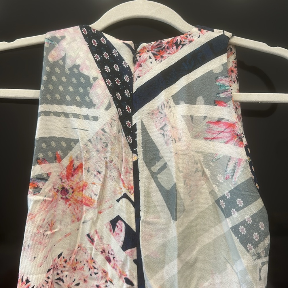 French Connection Floral Patchwork Sleeveless Jum… - image 5